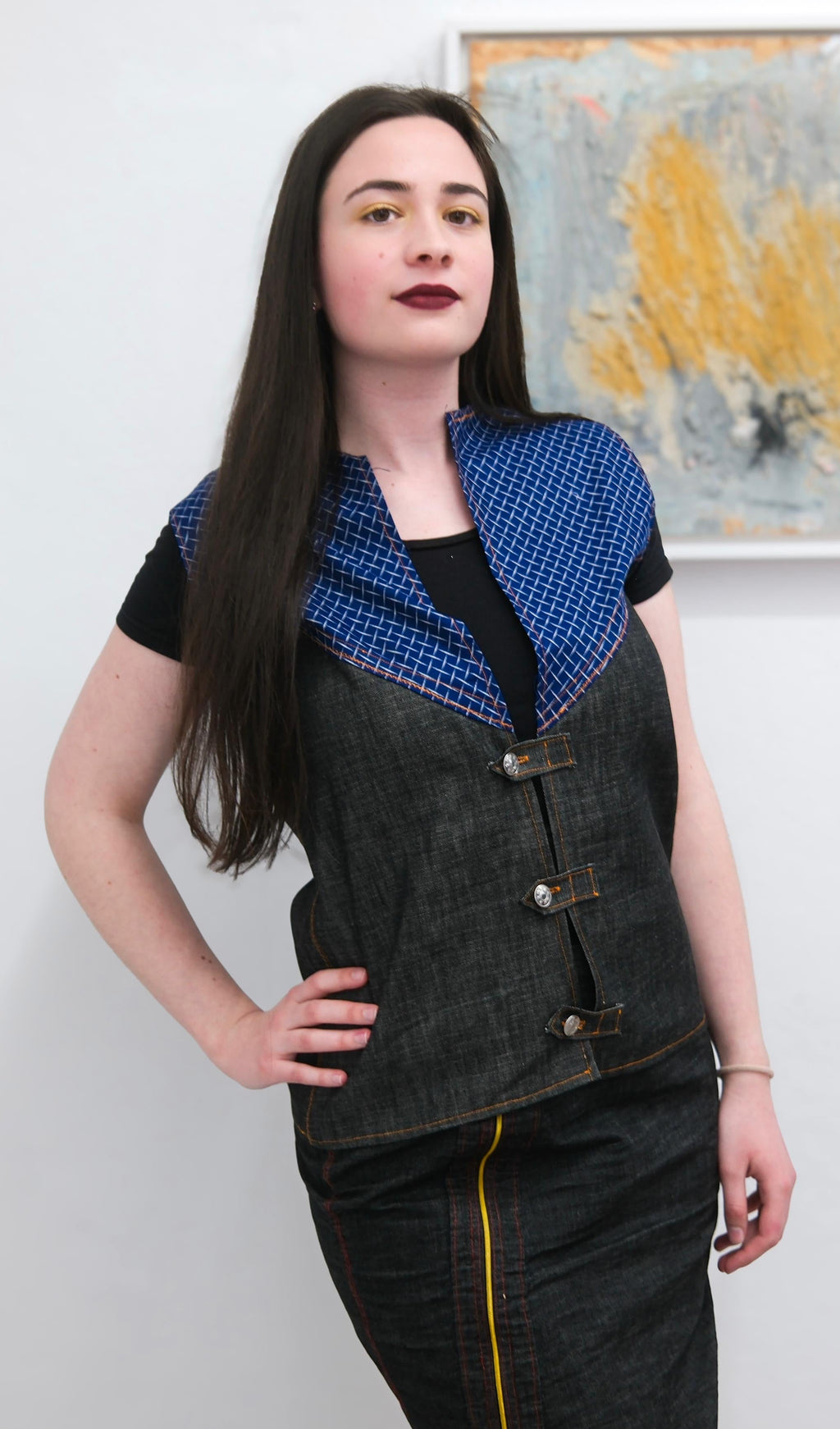 Jeans Fusion-Weste >>Futurista<<