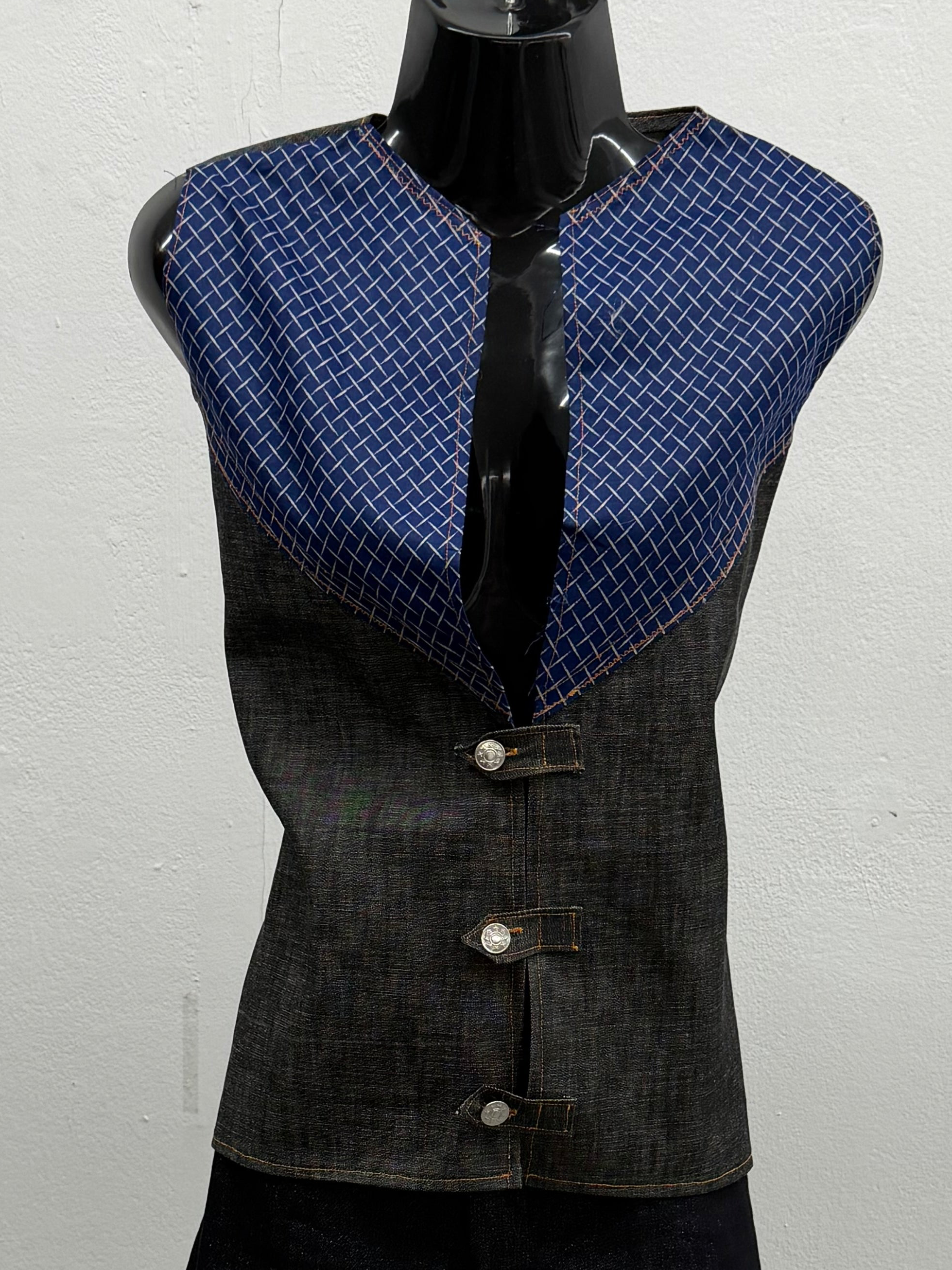 Gilet di jeans Fusion "Futurista"